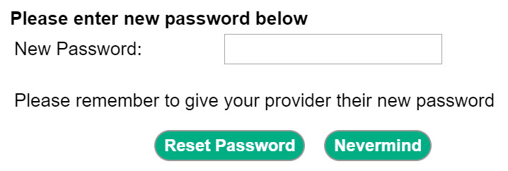 Change Your Password Therabill